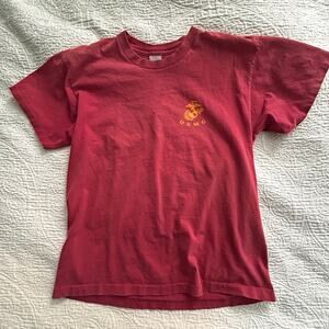 Marines shirt red, size L, faded, soft